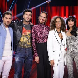 David Bisbal, Sebastián Yatra, Eva González, Rosario y Aitana en 'La Voz Kids 2023'