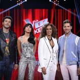 Sebastián Yatra, Aitana, Rosario y David Bisbal en la presentación de 'La Voz Kids 2023'