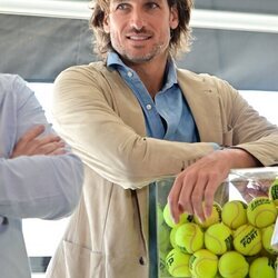 Feliciano López en un evento de Rodilla en Madrid