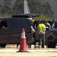 El Rey Juan Carlos a su llegada a Vigo para su segunda visita a España