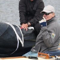 El Rey Juan Carlos en Sanxenxo para la Copa de Vela