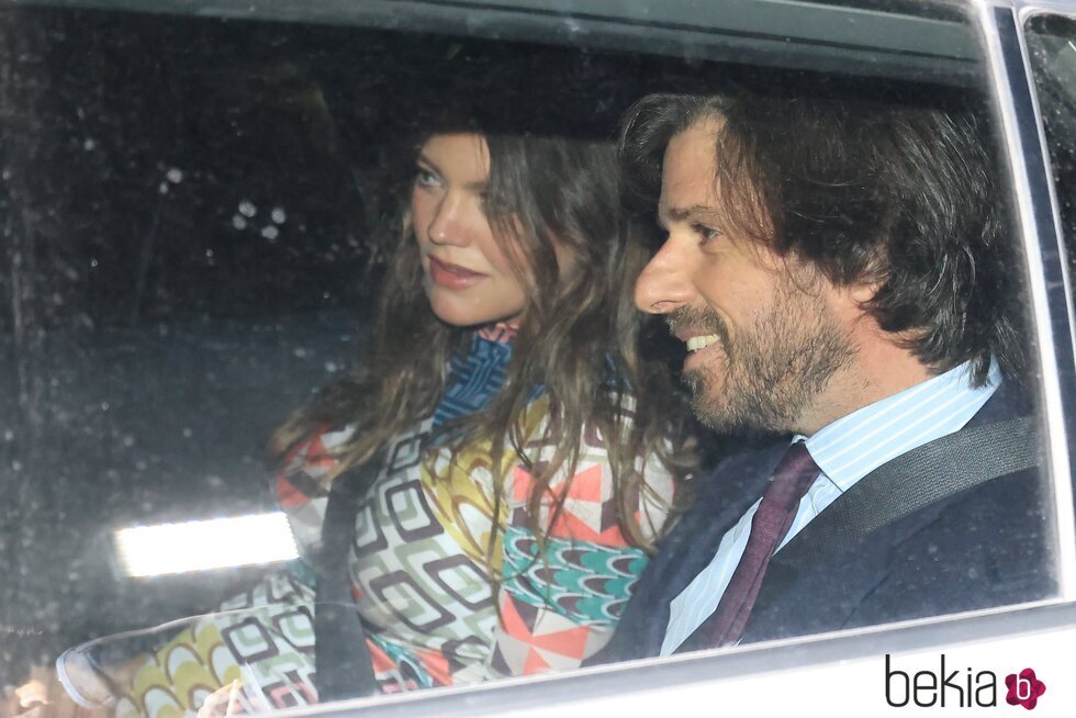 Álvaro Falcó e Isabelle Junot en la fiesta de pedida de Tamara Falcó e Íñigo Onieva