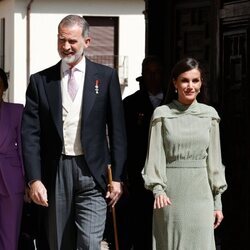 Los Reyes Felipe y Letizia en la entrega del Premio Cervantes 2022