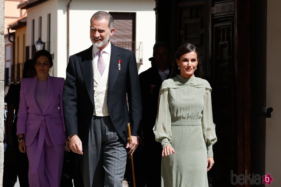 Los Reyes Felipe y Letizia en la entrega del Premio Cervantes 2022