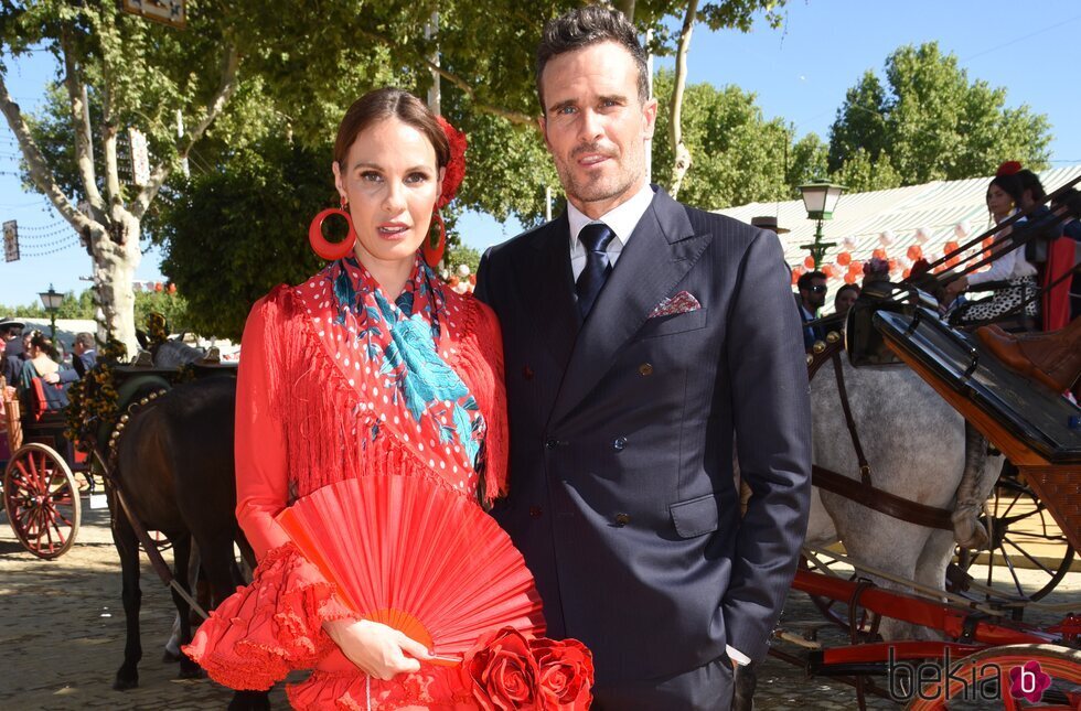 Jessica Bueno y Pablo Marqués en la Feria de Abril de Sevilla 2023