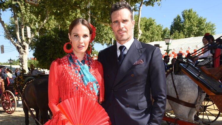 Jessica Bueno y Pablo Marqués en la Feria de Abril de Sevilla 2023