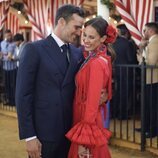 Pablo Marqués y Jessica Bueno, enamorados en la Feria de Abril de Sevilla 2023