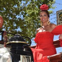 Marta López en la Feria de Abril de Sevilla 2023