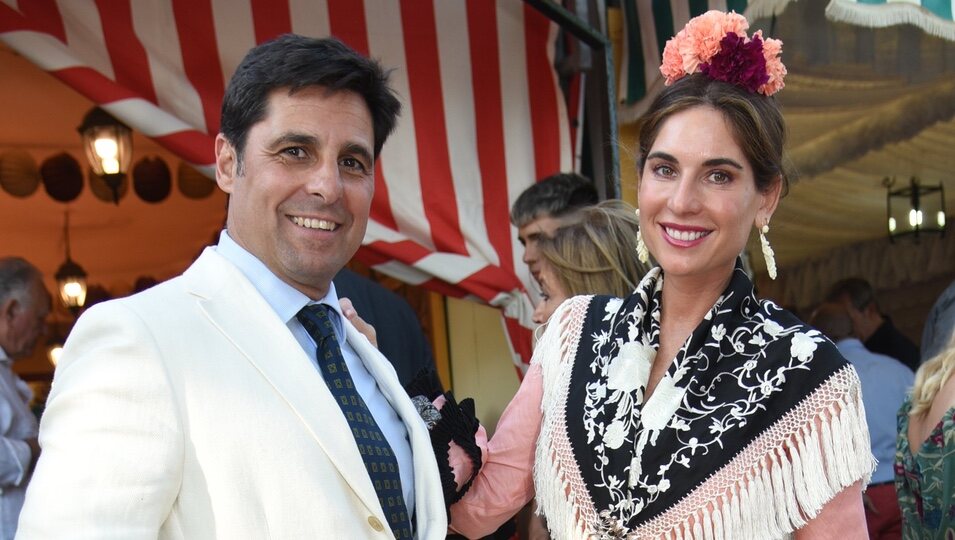 Fran Rivera y Lourdes Montes en la Feria de Abril de Sevilla 2023