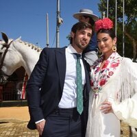 Marta Lozano y Lorenzo Remohi en la Feria de Abril de Sevilla 2023