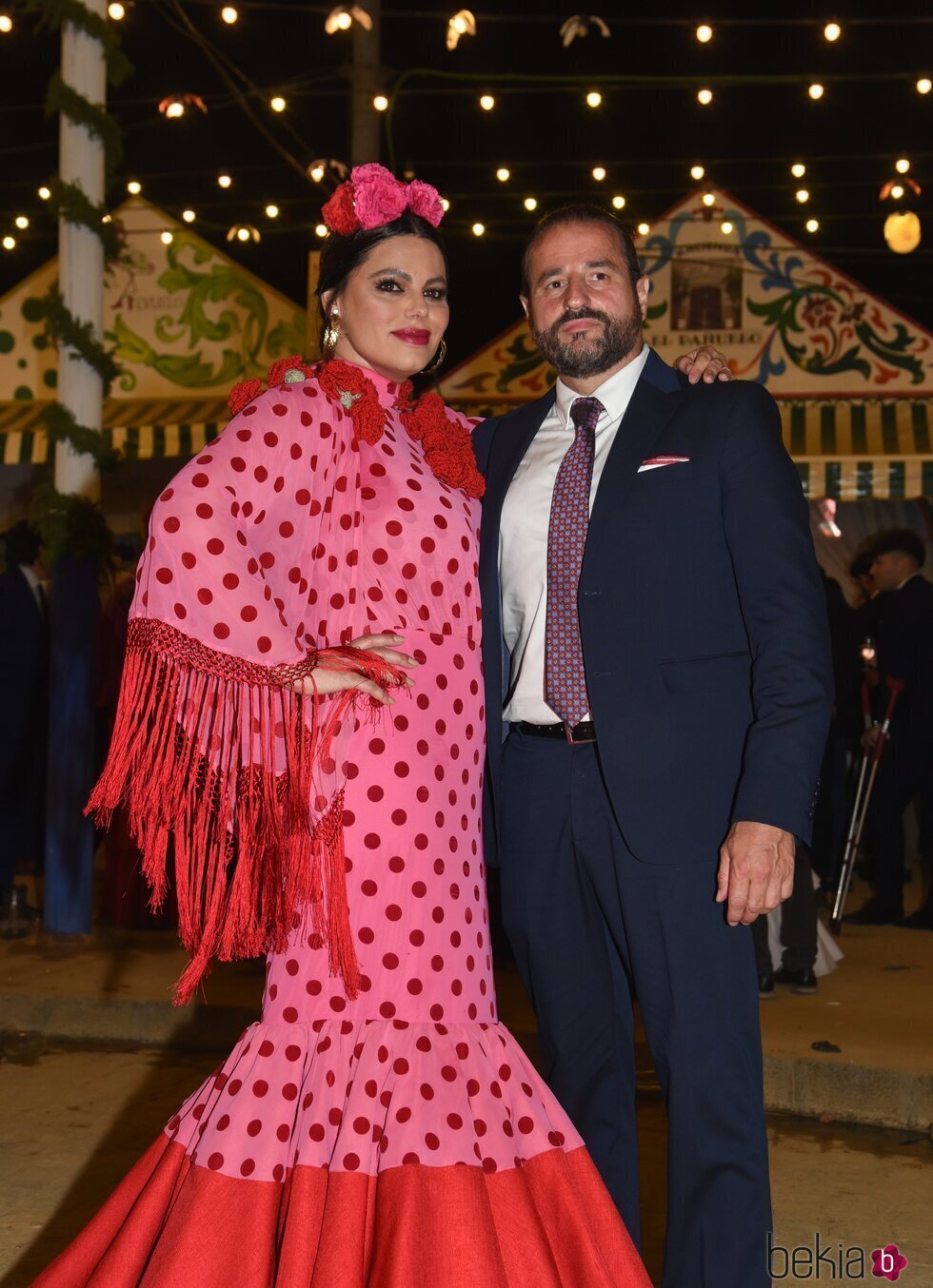 Marisa Jara y Miguel Almansa en la Feria de Abril de Sevilla 2023