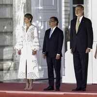 Los Reyes Felipe y Letizia con el Presidente de Colombia y su esposa por su Visita de Estado a España