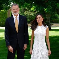 Los Reyes Felipe y Letizia en el almuerzo a Gustavo Petro y Verónica Alcocer en La Zarzuela