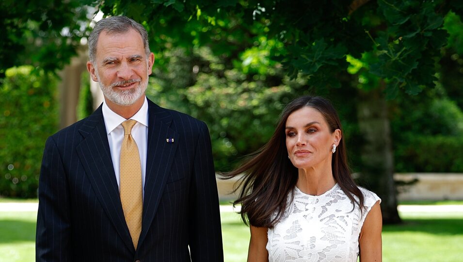 Los Reyes Felipe y Letizia en el almuerzo a Gustavo Petro y Verónica Alcocer en La Zarzuela