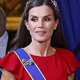 La Reina Letizia con la Tiara Floral en la cena de gala al Presidente de Colombia, Gustavo Petro