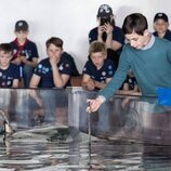 Henrik de Dinamarca en el 30 aniversario del acuario Kattegatcentre