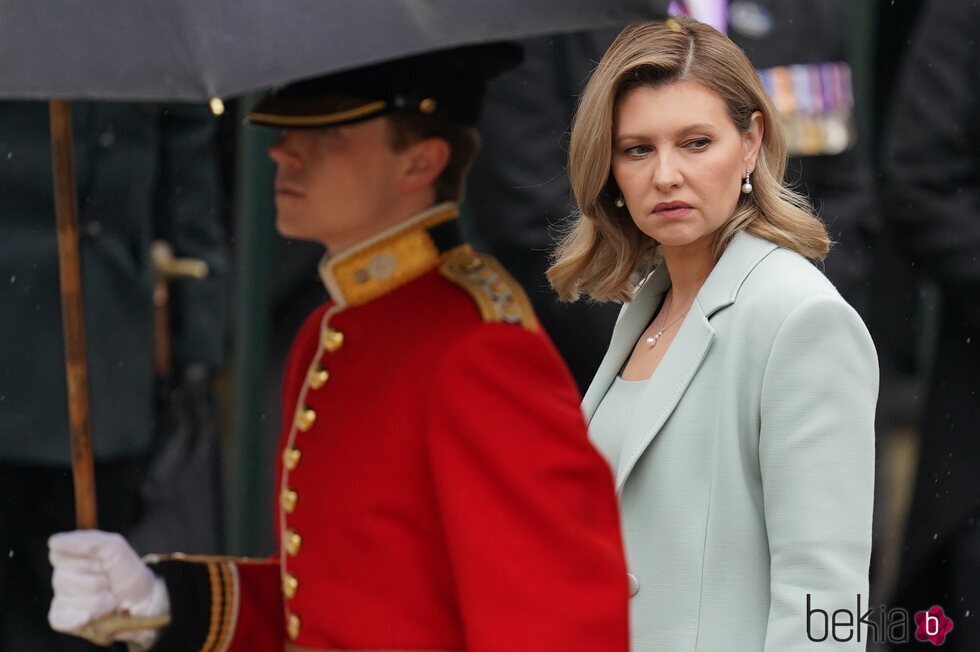 Olena Zelenska en la Coronación de Carlos III