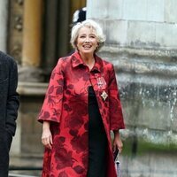 Emma Thompson es fotografiada llegando a la Coronación de Carlos III