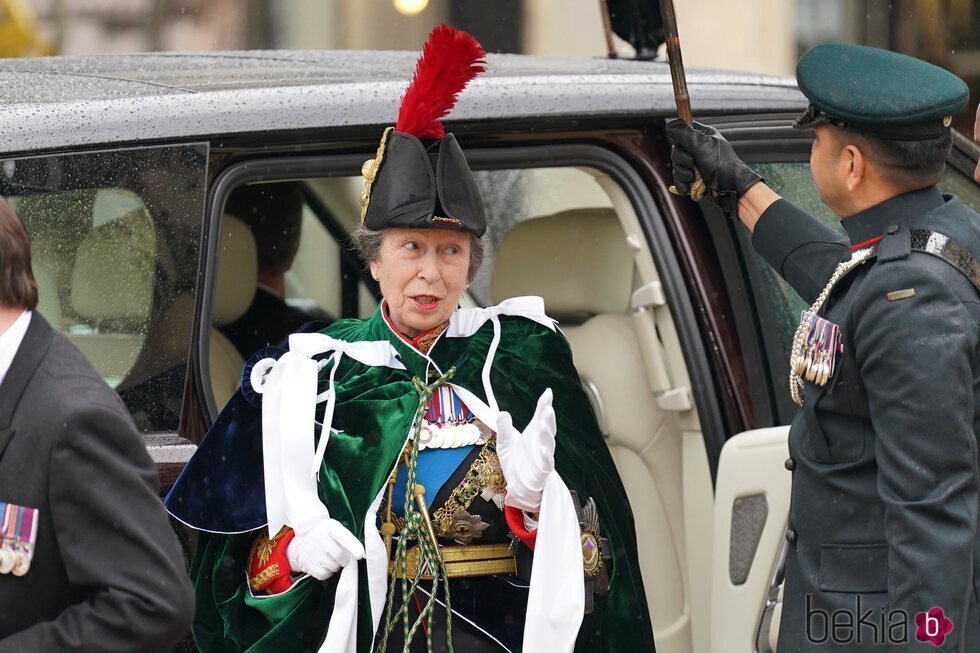 La Princesa Ana en la Coronación de Carlos III