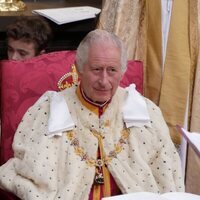 El Rey Carlos III durante la Coronación