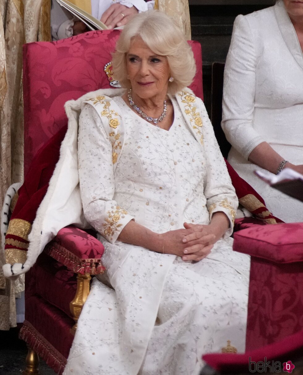 La Reina Camilla durante la Coronación