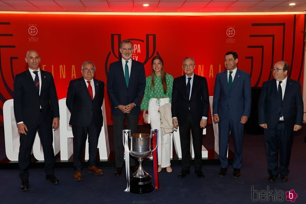 El Rey Felipe VI y la Infanta Sofía ante la Copa del Rey 2023