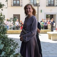 La Infanta Cristina entra a la boda de Pepe Treviño y Paula Fernández Martínez