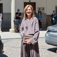 La Infanta Cristina durante la boda de Pepe Treviño y Paula Fernández Martínez