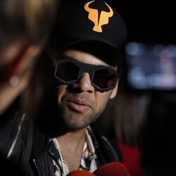 Dani Alves en la Mercedes Benz Fashion Week de Madrid en 2018