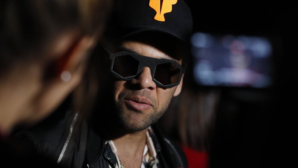 Dani Alves en la Mercedes Benz Fashion Week de Madrid en 2018