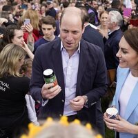 El Príncipe Guillermo y Kate Middleton en The Big Lunch por la Coronación