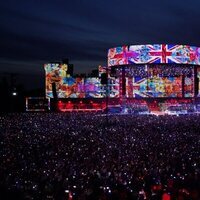 El espectacular escenario del Concierto de la Coronación en el Castillo de Windsor