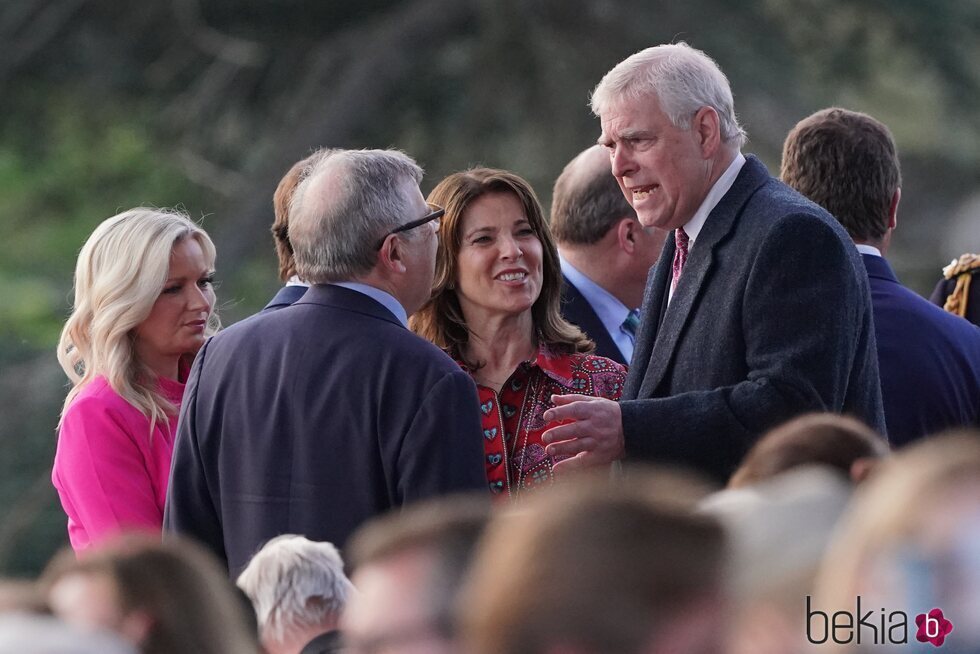 El Príncipe Andrés en el Concierto de la Coronación de Carlos III