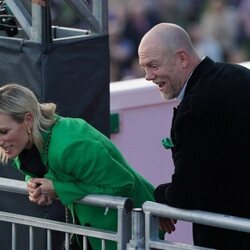 Zara Phillips y Mike Tindall en el Concierto de la Coronación