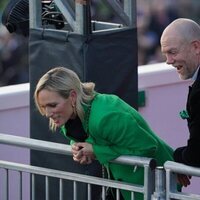 Zara Phillips y Mike Tindall en el Concierto de la Coronación