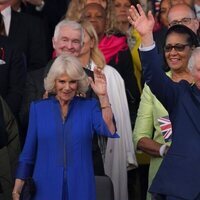 Los Reyes Carlos y Camilla en el Concierto de la Coronación