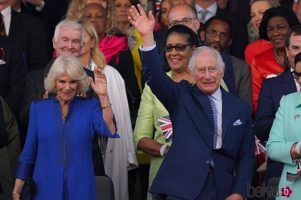 Los Reyes Carlos y Camilla en el Concierto de la Coronación