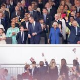 La Familia Real Británica y Pablo y Marie Chantal de Grecia en el Concierto de la Coronación