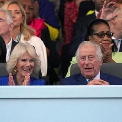 Los Reyes Carlos y Camilla y Marie Chantal de Grecia en el Concierto de la Coronación