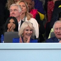 Los Reyes Carlos y Camilla y Marie Chantal de Grecia en el Concierto de la Coronación