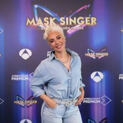 Mónica Naranjo en la presentación de 'Mask Singer 3'