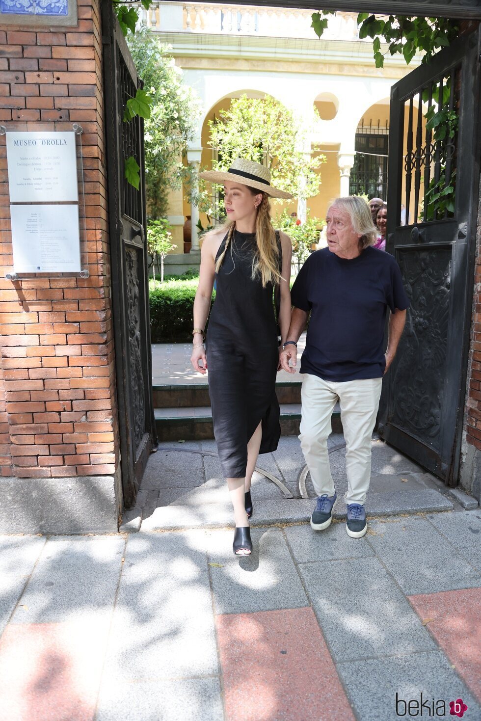 Amber Heard en el Museo Sorolla de Madrid