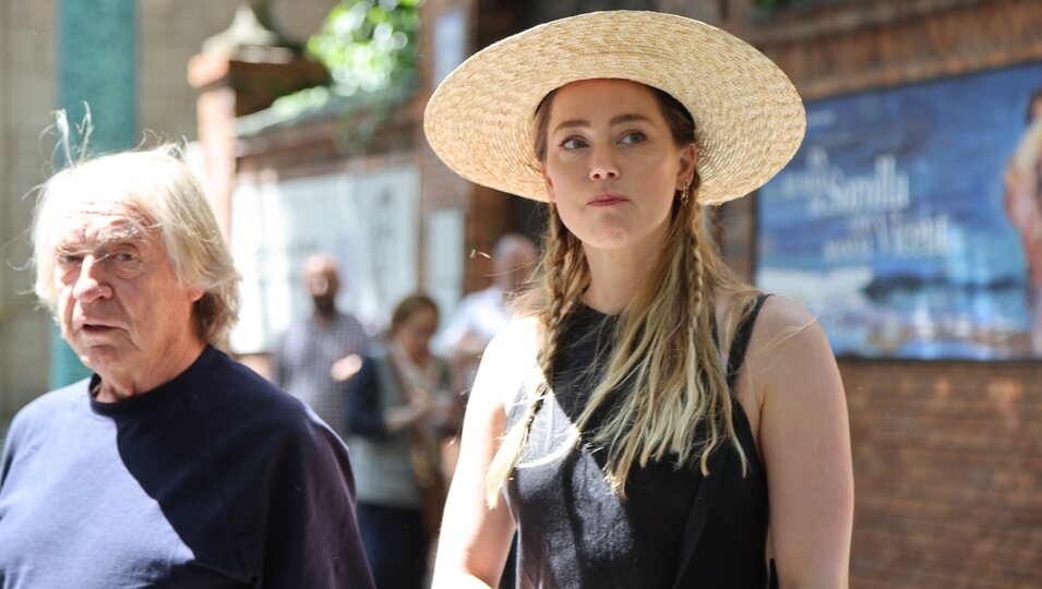 Amber Heard tras su visita al Museo Sorolla de Madrid