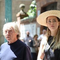 Amber Heard tras su visita al Museo Sorolla de Madrid