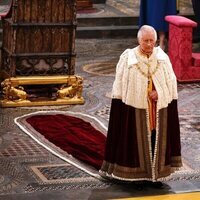 El Rey Carlos III en un momento de su Coronación