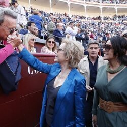 El cariñoso saludo de Ana Rosa Quintana y José Ortega Cano en la Feria de San Isidro de Madrid 2023