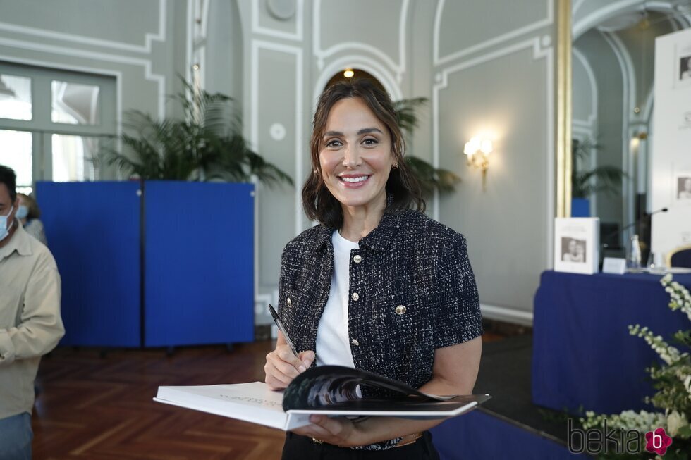 Tamara Falcó en la firma de su libro 'Las recetas de la casa de mi madre'