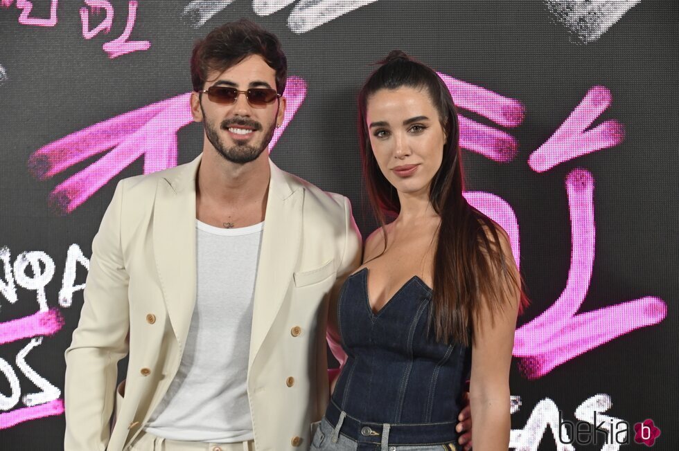 Iván González y Teresa Bass en la presentación de un single en Madrid