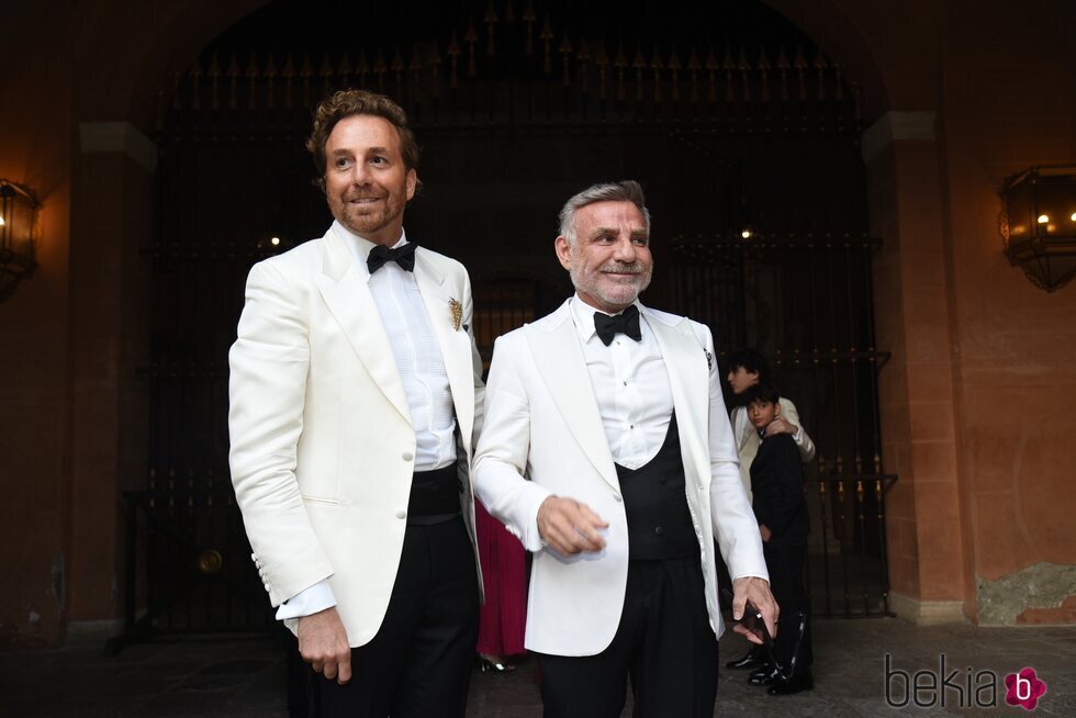 Raúl Prieto y Joaquín Torres el día de su boda