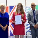 La Princesa Leonor en su graduación en el UWC Atlantic College